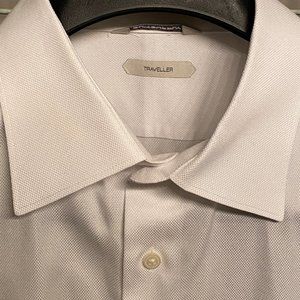 SuitSupply Traveller White Button Down Shirt